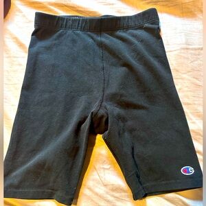 Black Champion Bicycle Shorts M